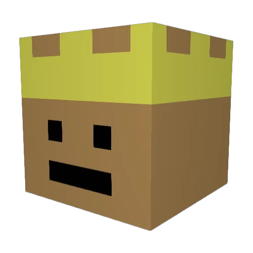 samosamo21 Minecraft avatar head, 3D render