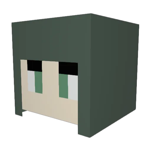samothy_h Minecraft avatar head, 3D render
