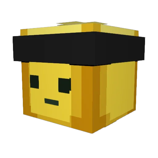 samouraicaca20 Minecraft avatar head, 3D render