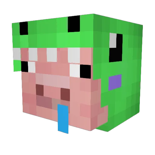 sampythe3rd Minecraft avatar head, 3D render