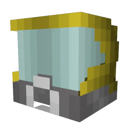 samrjones Minecraft avatar head, 3D render