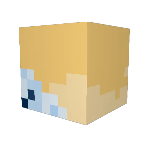 samrrocks Minecraft avatar head, 3D render