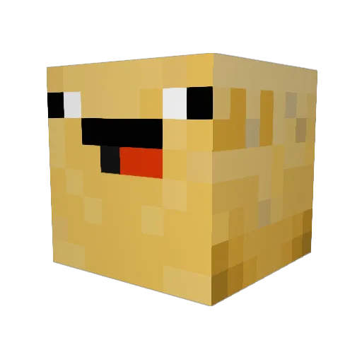 samsam717 Minecraft avatar head, 3D render