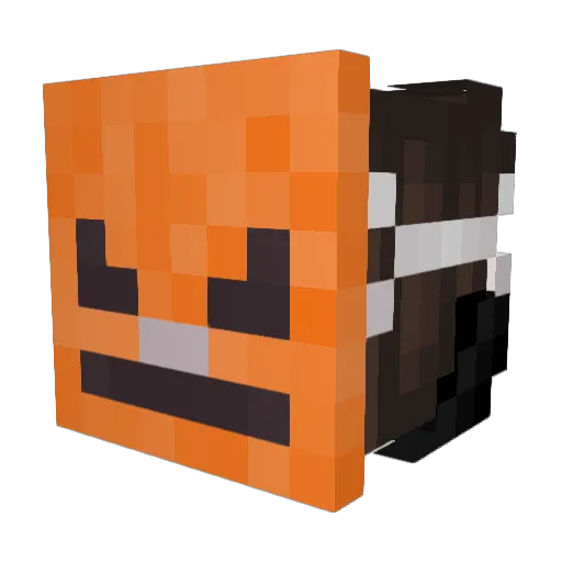 samsep10l Minecraft avatar head, 3D render
