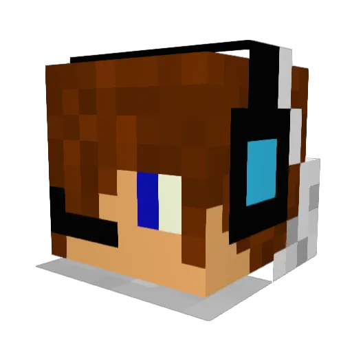 samskirim Minecraft avatar head, 3D render