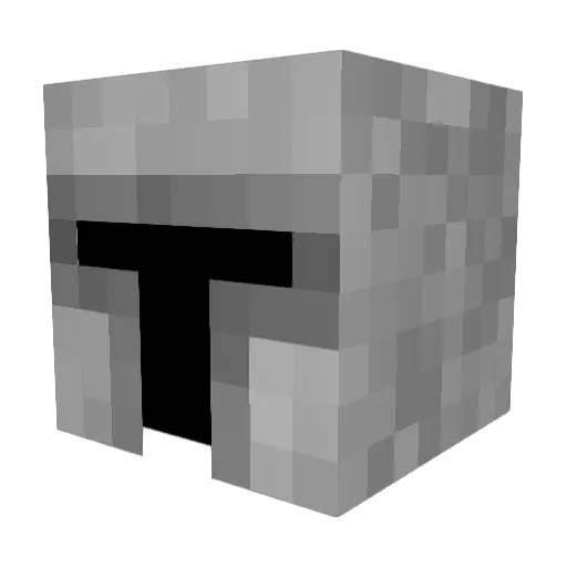 samsmash Minecraft avatar head, 3D render