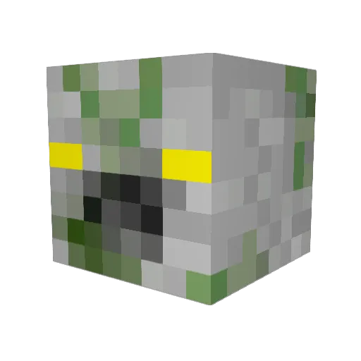 samsmith007 Minecraft avatar head, 3D render