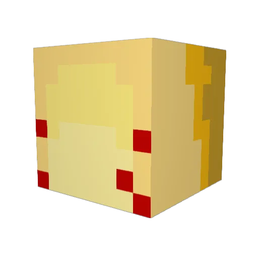 samsneeble Minecraft avatar head, 3D render