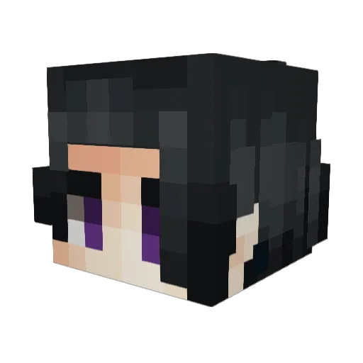 samswebs Minecraft avatar head, 3D render