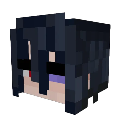 samthekindone Minecraft avatar head, 3D render