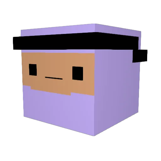 samtheman1997 Minecraft avatar head, 3D render