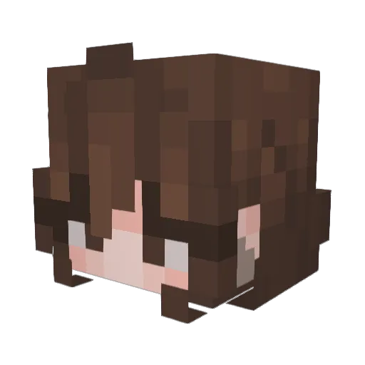 samtinydevil Minecraft avatar head, 3D render