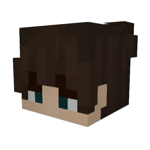 samtohh Minecraft avatar head, 3D render