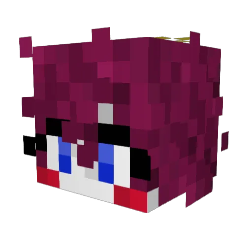 samtrapzzz Minecraft avatar head, 3D render