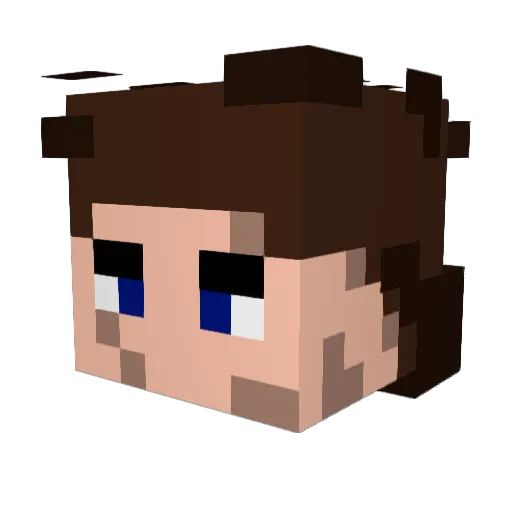 samu_sog Minecraft avatar head, 3D render
