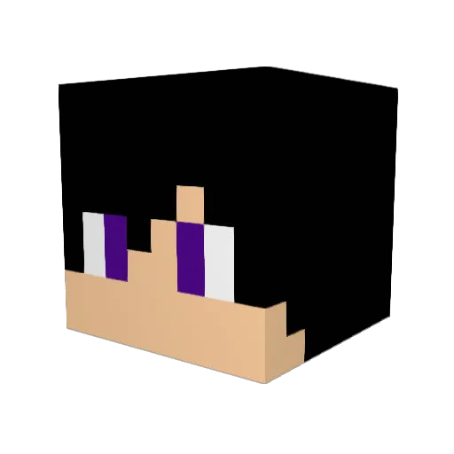samueholland Minecraft avatar head, 3D render