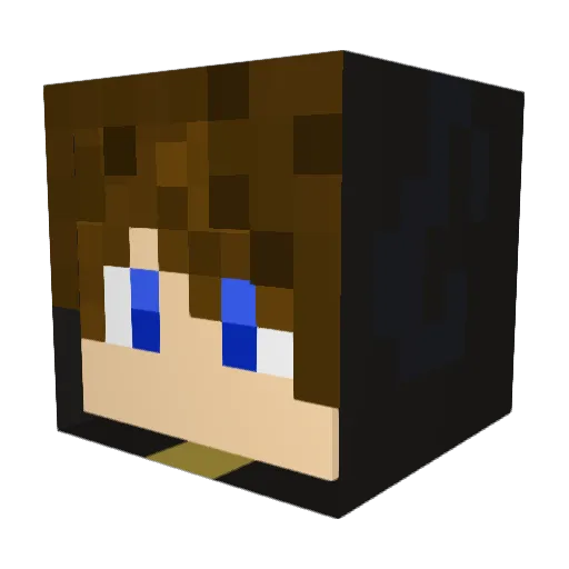 samuel16321 Minecraft avatar head, 3D render
