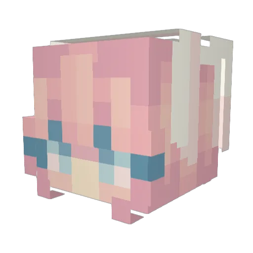 samuel7557 Minecraft avatar head, 3D render