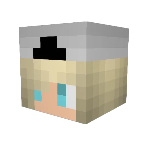 samuel93a Minecraft avatar head, 3D render