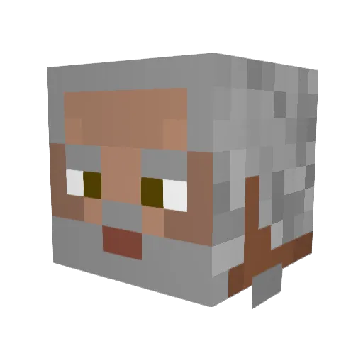samuel_perreault Minecraft avatar head, 3D render