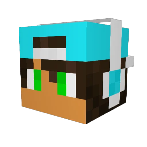 samuelbra99 Minecraft avatar head, 3D render