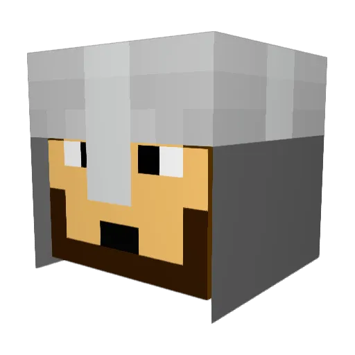 samueln2 Minecraft avatar head, 3D render