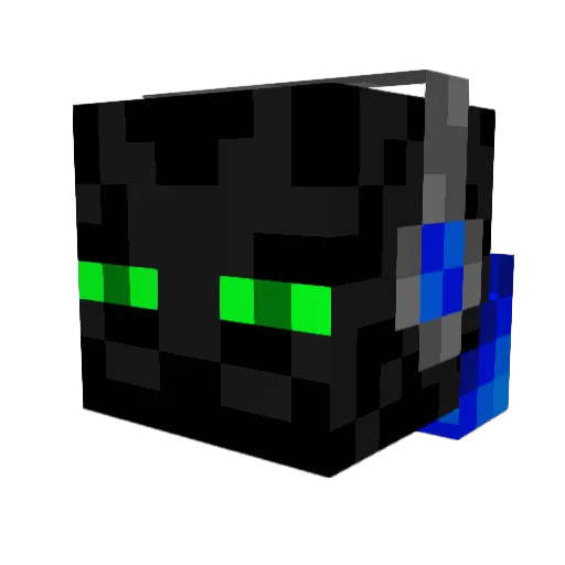samuelpittard Minecraft avatar head, 3D render