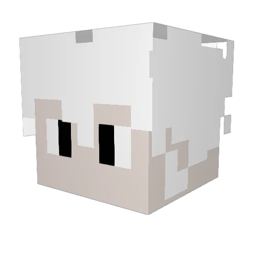 samuelvovo Minecraft avatar head, 3D render