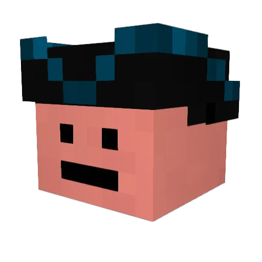 samuka0076 Minecraft avatar head, 3D render