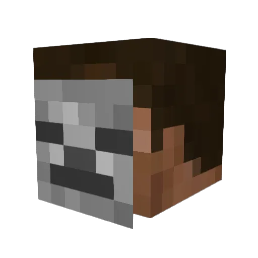 samuli2 Minecraft avatar head, 3D render