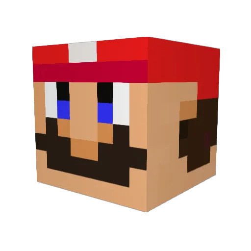 samusthegreat Minecraft avatar head, 3D render