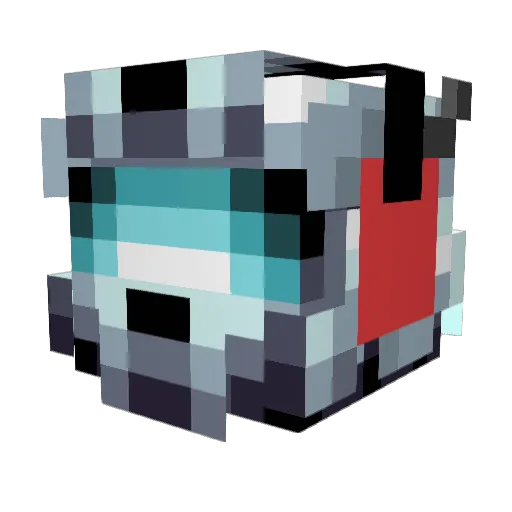 samvgr Minecraft avatar head, 3D render