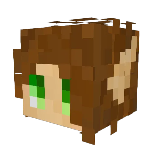 samweis_bs Minecraft avatar head, 3D render
