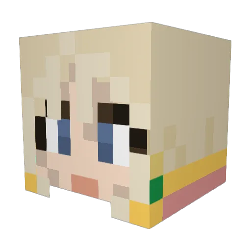 samwise2435 Minecraft avatar head, 3D render