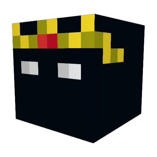 samxb1 Minecraft avatar head, 3D render