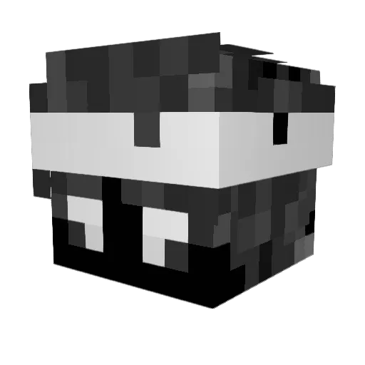 samy1337 Minecraft avatar head, 3D render
