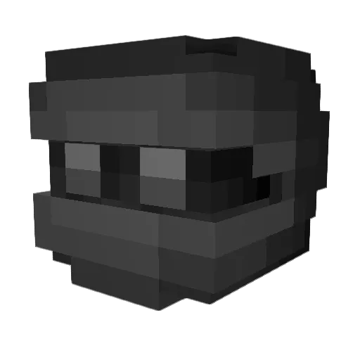 samy5556 Minecraft avatar head, 3D render