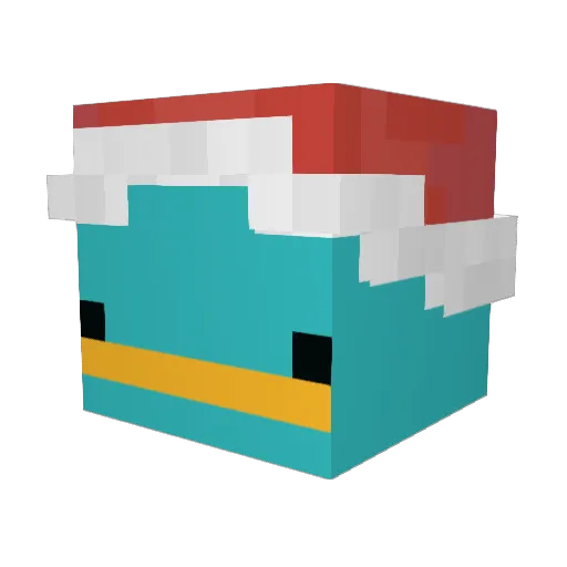 samybee_ Minecraft avatar head, 3D render