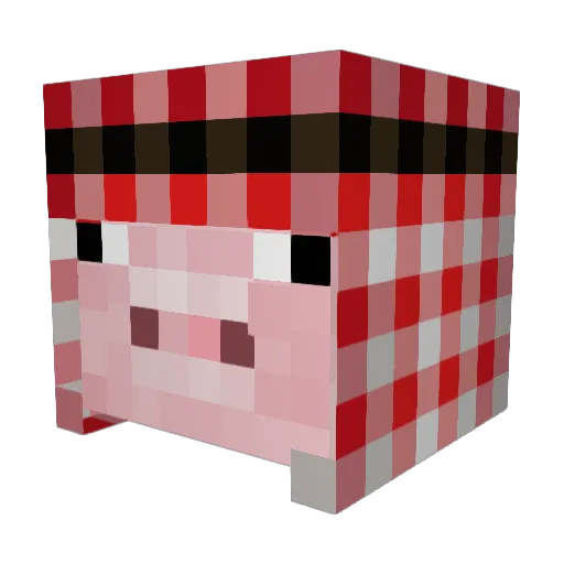 samygui Minecraft avatar head, 3D render