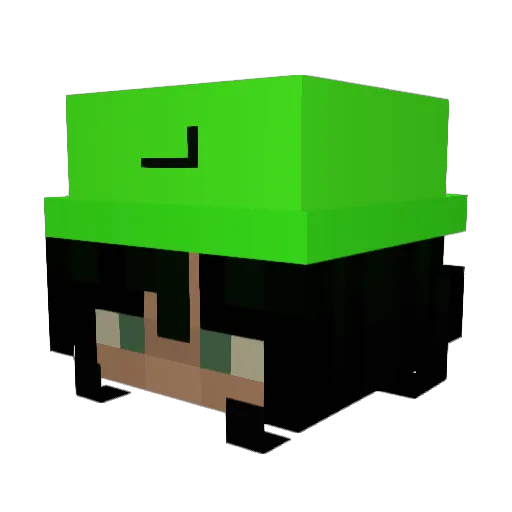 samyjer Minecraft avatar head, 3D render