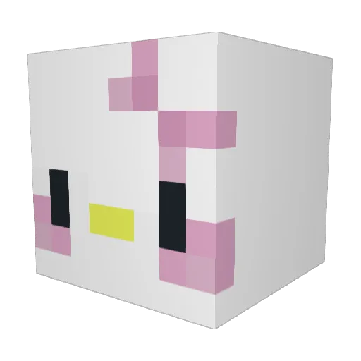 samymacaroons Minecraft avatar head, 3D render