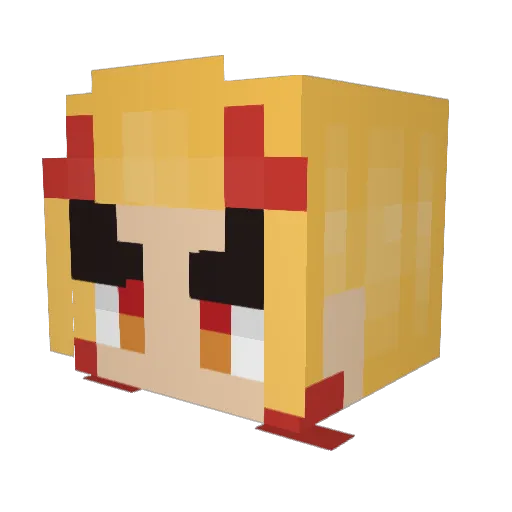 samymd97 Minecraft avatar head, 3D render