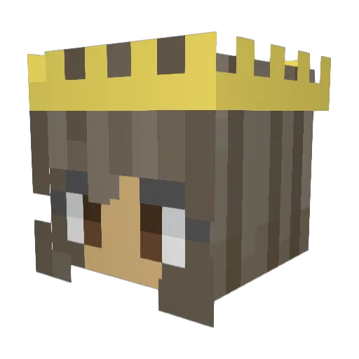 samyvyy Minecraft avatar head, 3D render