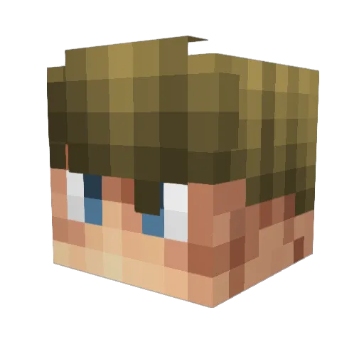 samyy77 Minecraft avatar head, 3D render