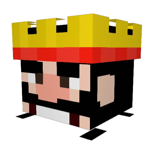 samzylla Minecraft avatar head, 3D render