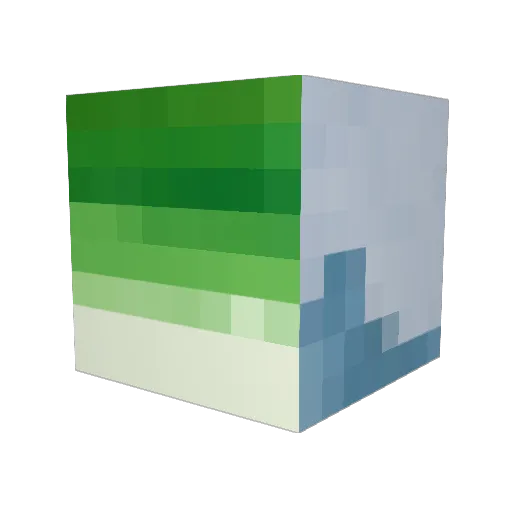 san3n Minecraft avatar head, 3D render