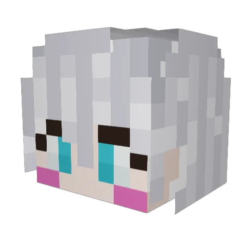 san8603 Minecraft avatar head, 3D render