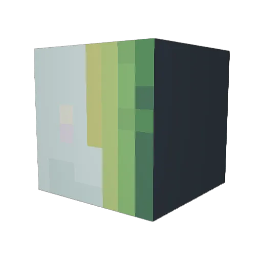 san_san_ Minecraft avatar head, 3D render