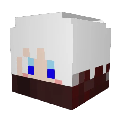 sana1225 Minecraft avatar head, 3D render
