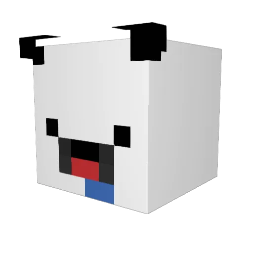 sanbai778 Minecraft avatar head, 3D render